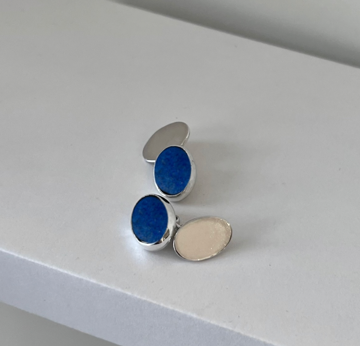 Bespoke stone set cufflinks