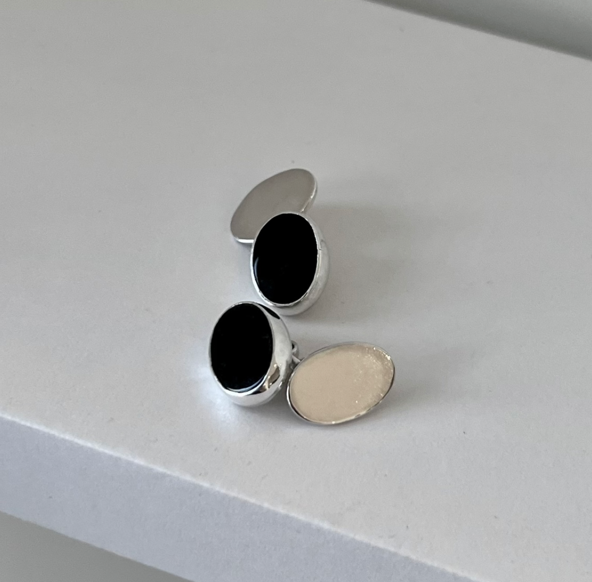Bespoke stone set cufflinks